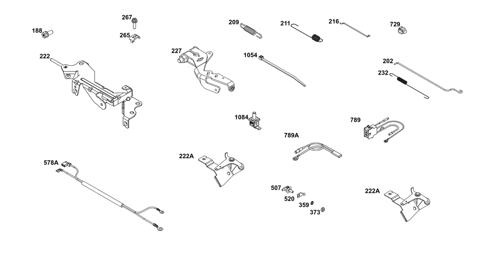 Controls Group Diagram and Parts List for 386777-0146-G1  Briggs and Stratton Engine